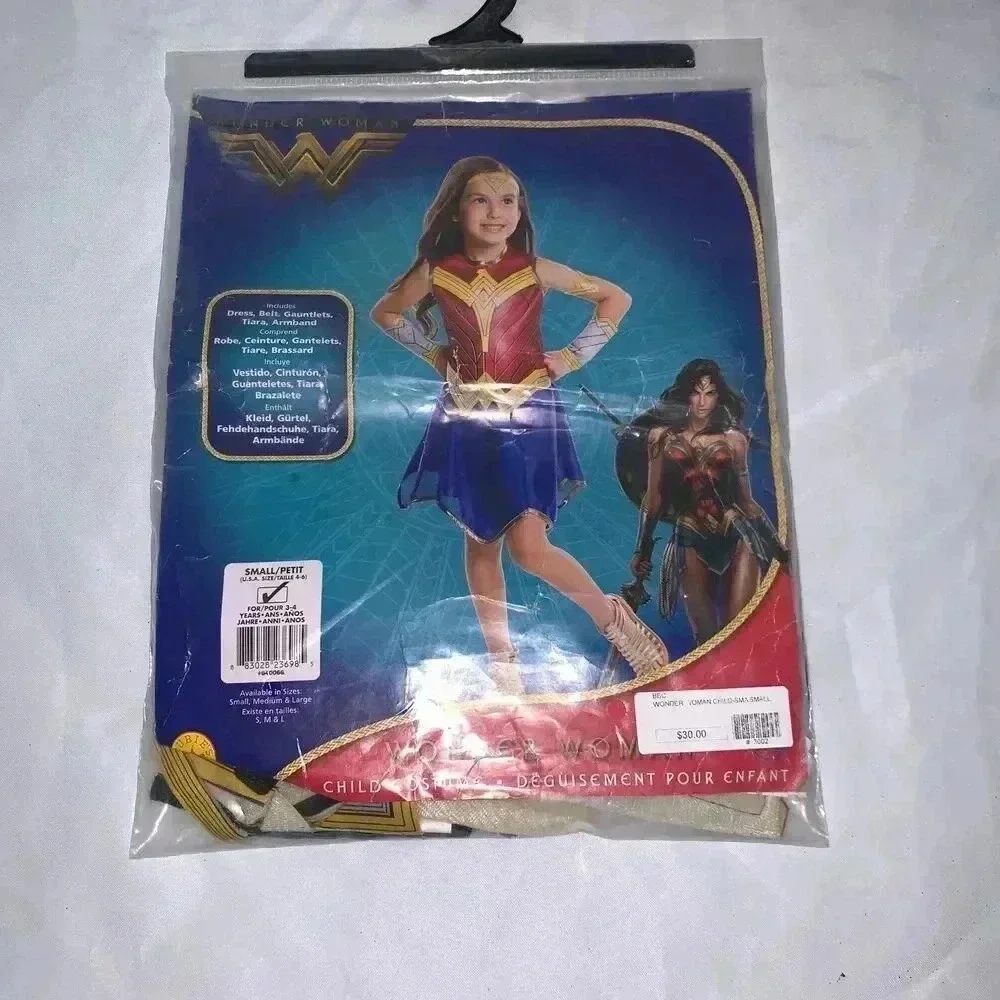 Wonder Woman Movie Child's Value Costume, Small PETIT 4/6 KIDS